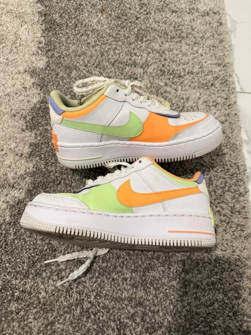 Nike Air Force 1 Shadow Pastel Multi-Accent Sneakers - Picture 2 of 4